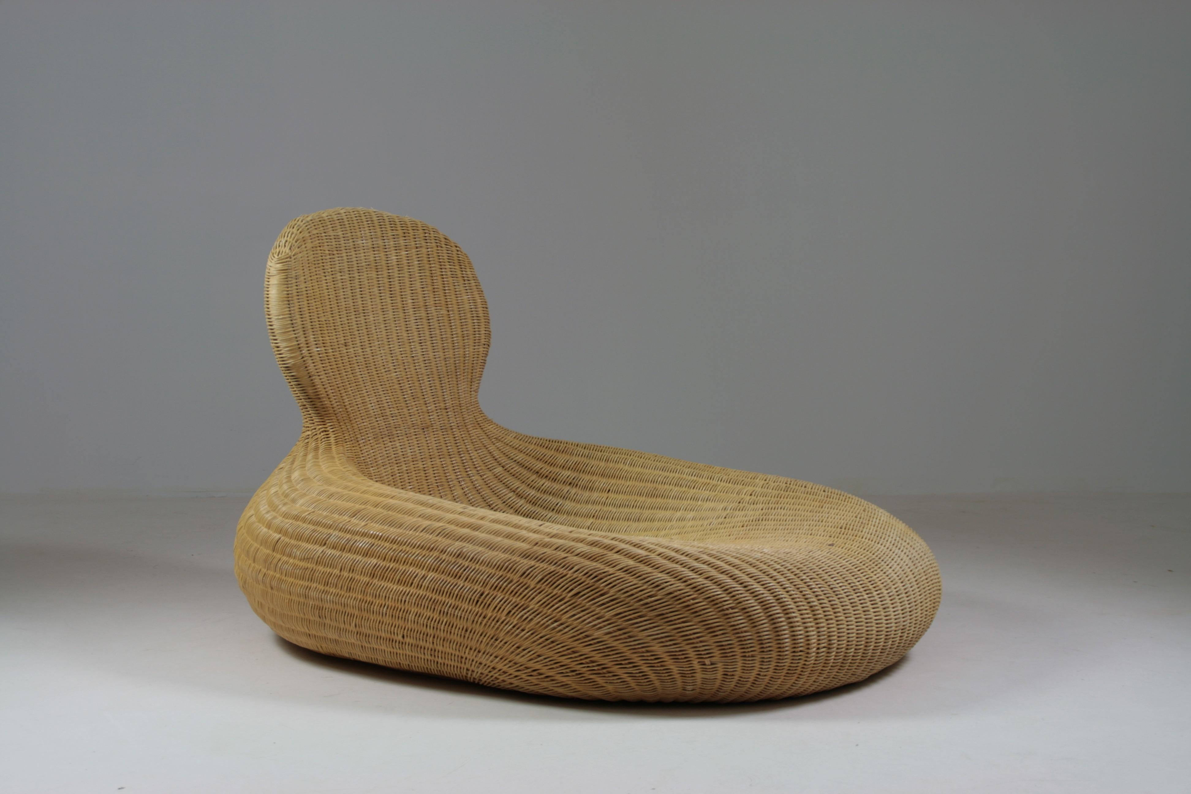 Storvik Rattan Armchair by Carl Öjerstam for Ikea, 2000s For Sale 1