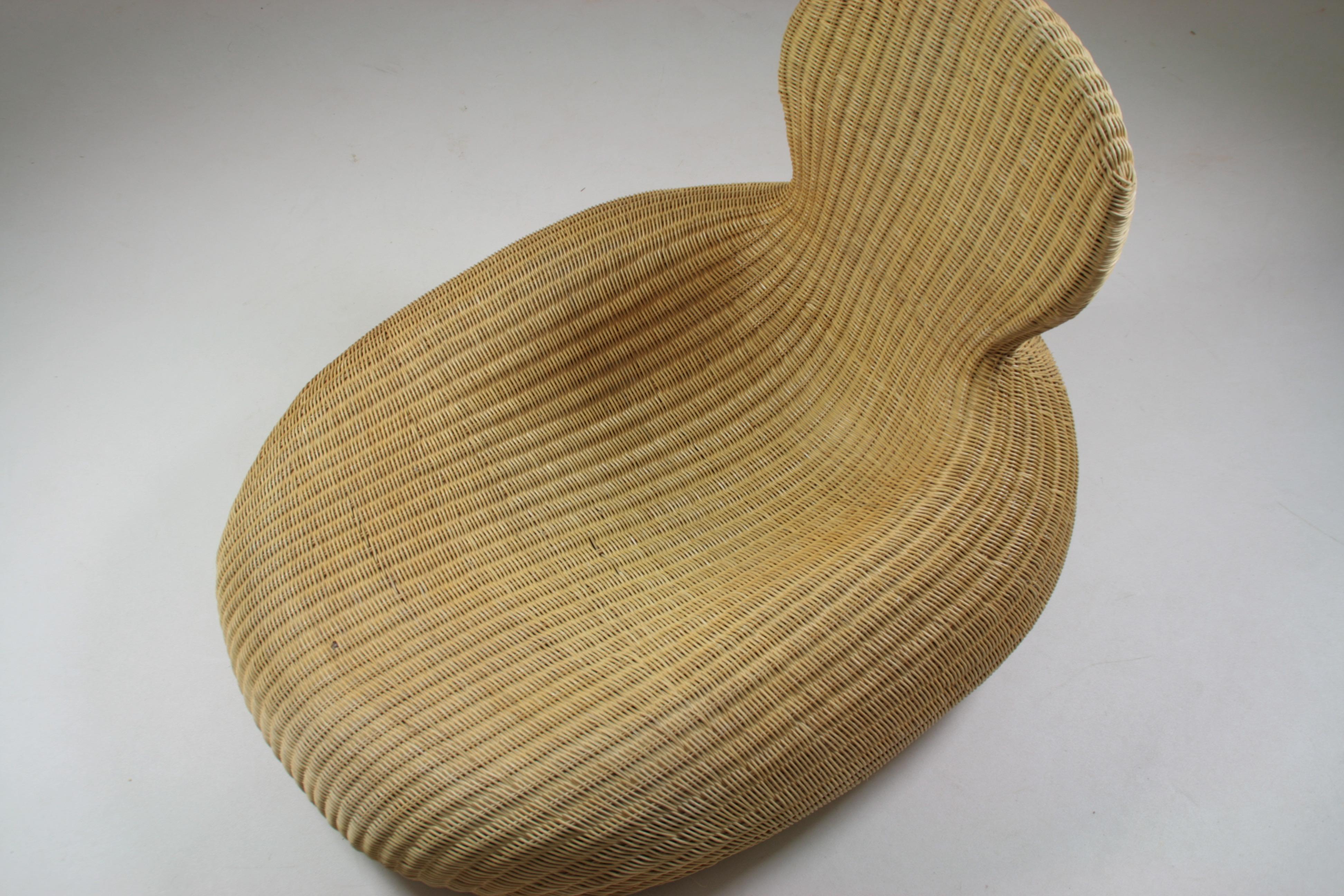 Storvik Rattan Armchair by Carl Öjerstam for Ikea, 2000s For Sale 4