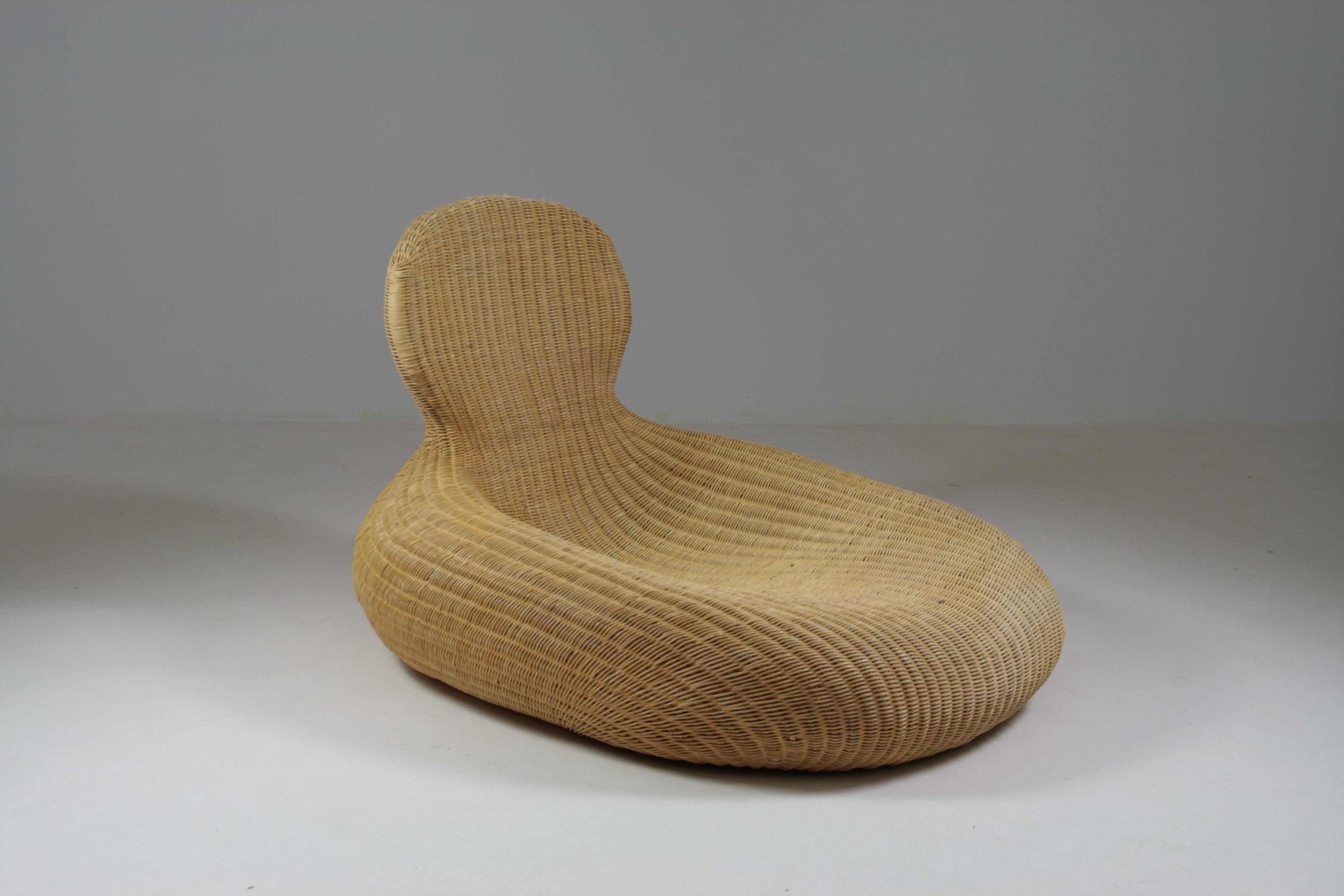 Sillón de ratán Storvik de Carl Öjerstam para Ikea, años 2000 Bambú en venta