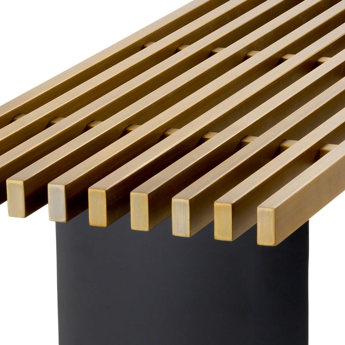 Table console Story en laiton en vente 1