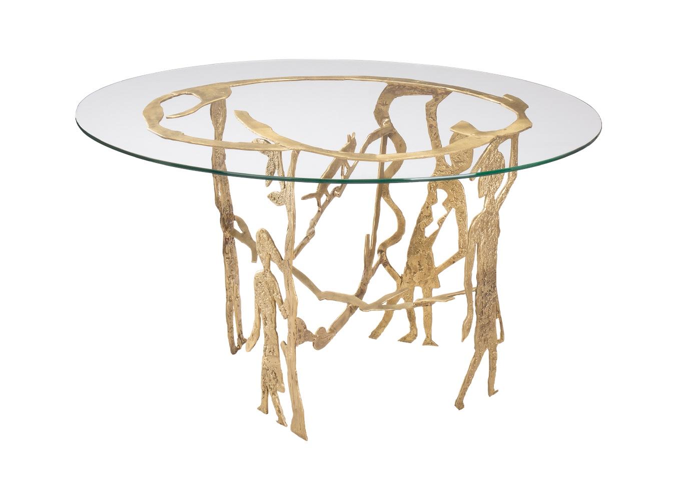 R’kan edition partnered with Mohamed Abla to create ‘The story of us’, a series of delicately crafted glass tables which speak of togetherness. Each piece recites a different tale of our human interactions, yet they all seem to lead back to our