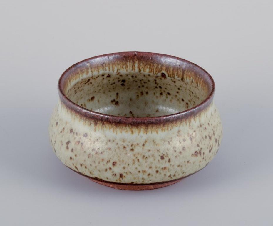 Scandinavian Modern Stouby Keramik, Denmark. Two pieces of handmade ceramic, 1960s/70s For Sale