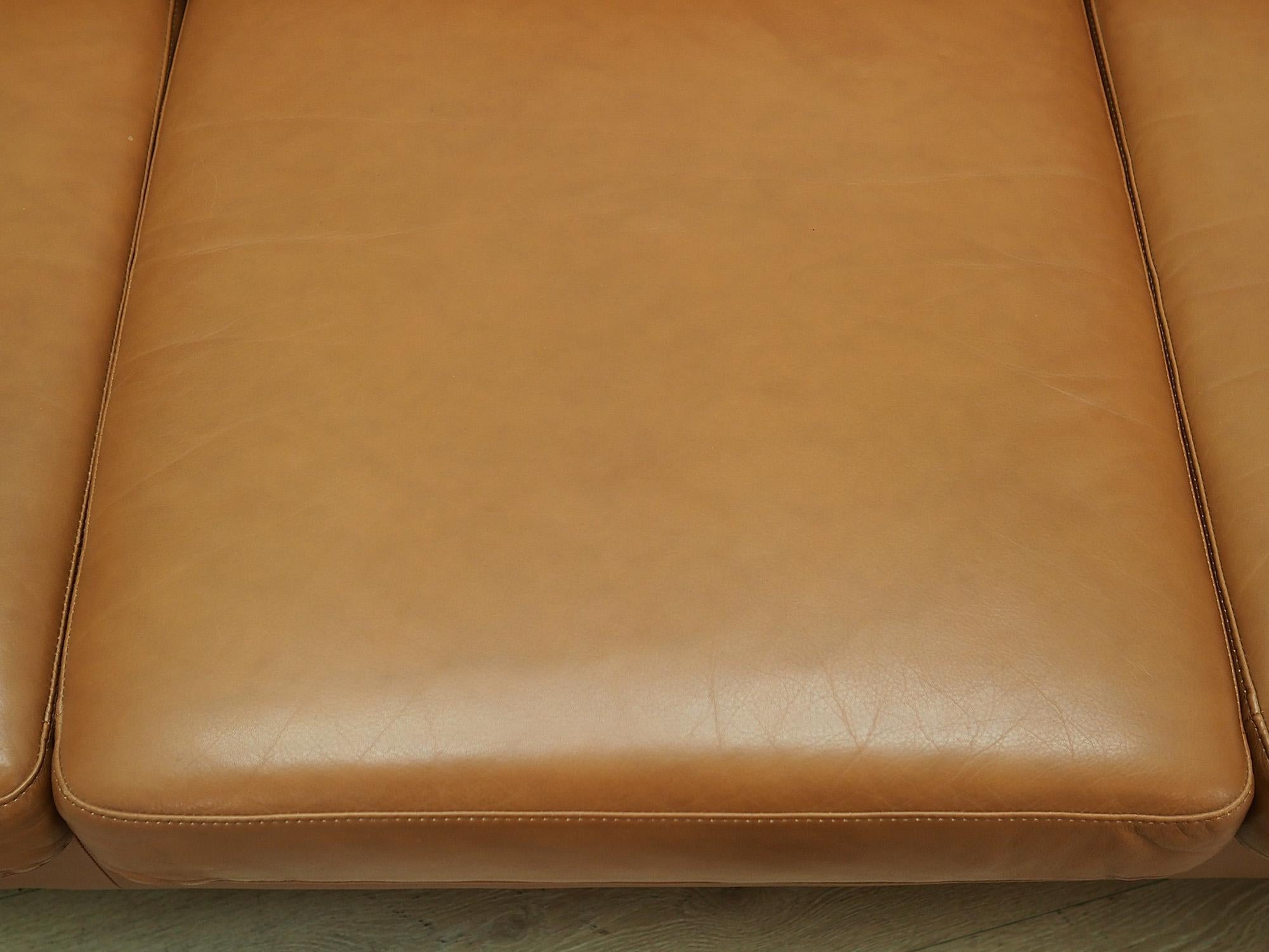Stouby Sofa Retro 1960s Brown Leather 1