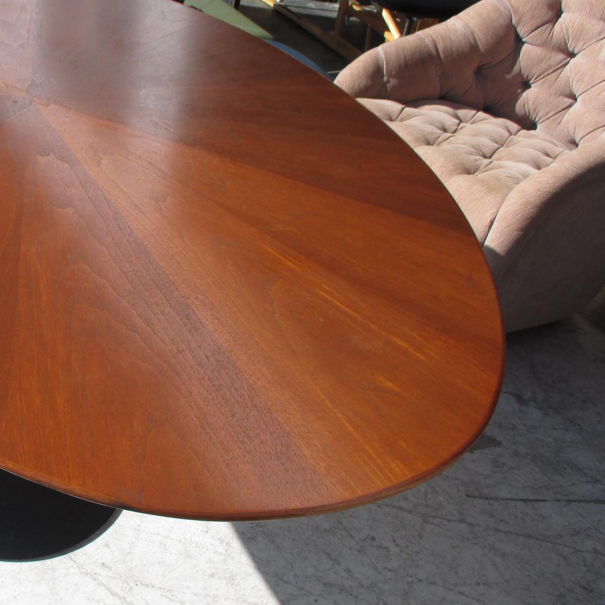 6ft Borsani Knoll Saarinen Walnut Starburst Table 1