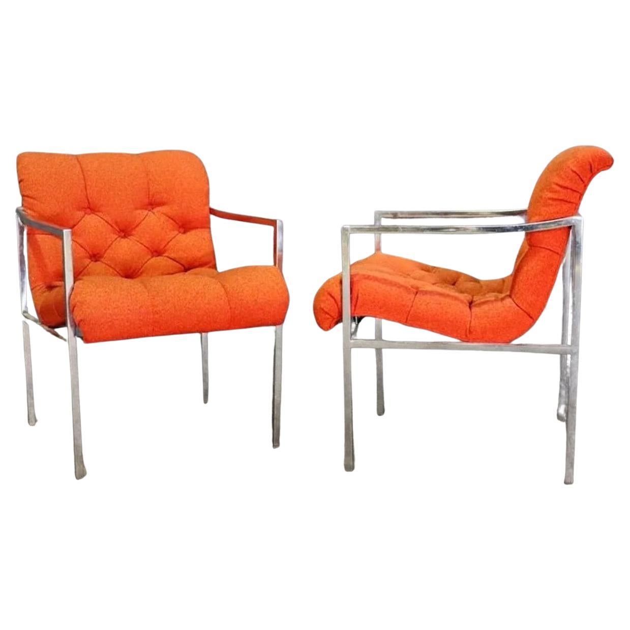 Stow Davis Mid-Century Scoop Chairs For Sale