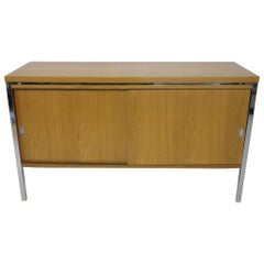 Vintage Stow Davis Small Credenza in the Manner of Knoll