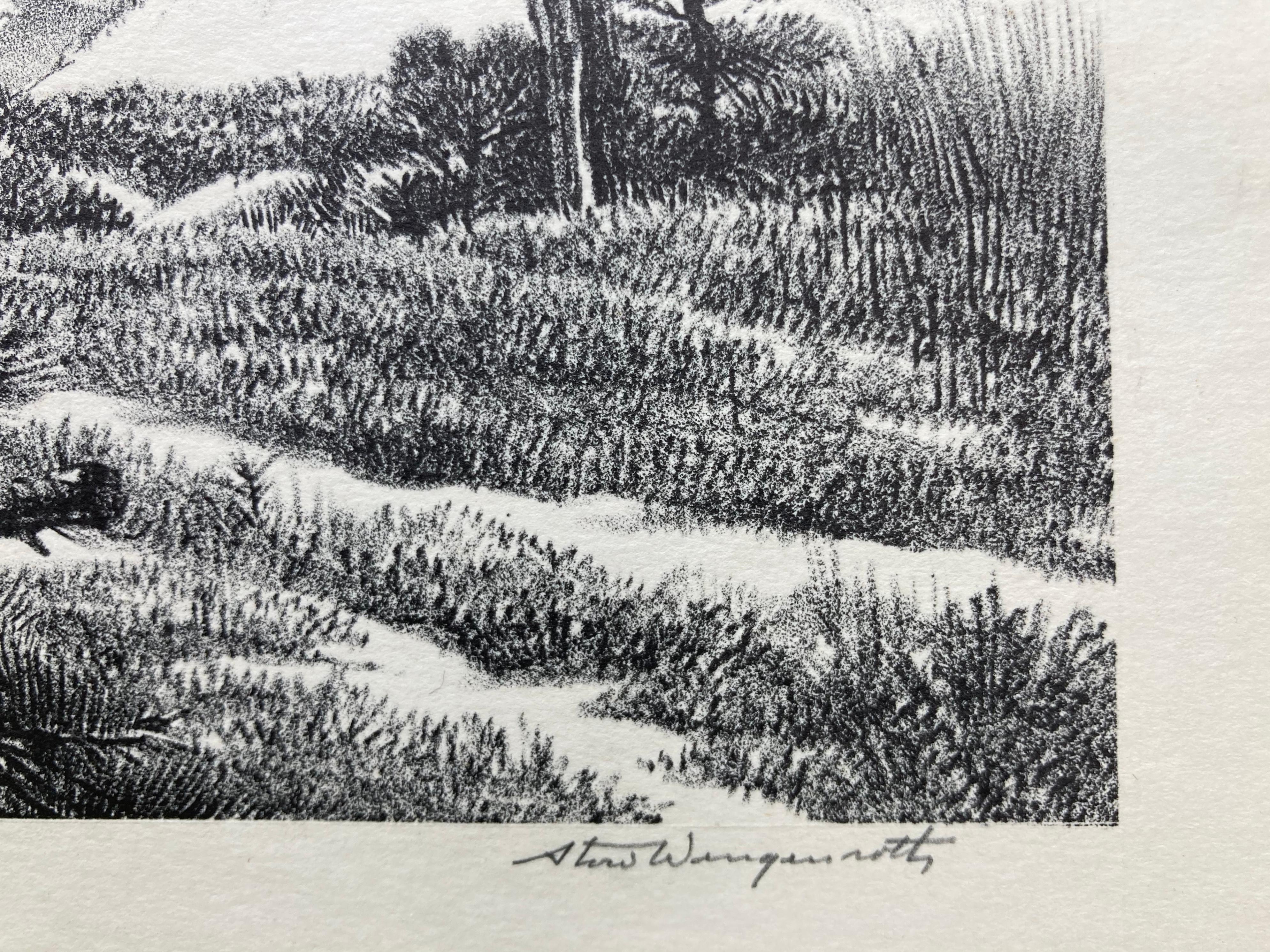 DUNE ROAD OGUNQUIT, MAINE - Print Realismo di Stow Wengenroth