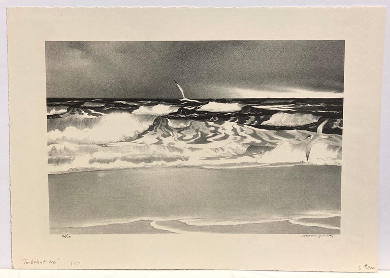 Stow Wengenroth Stow Wengenroth, Turbulent Sea (Ogunquit, Maine) For