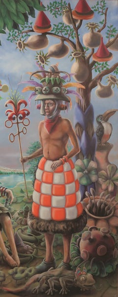 Ate Atakaxo Stéphane Fauchille Contemporary art painting colour couple portrait