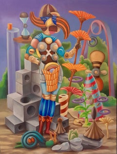 Eki Mekki Kaadar Stéphane Fauchille Contemporary art colour portrait painting