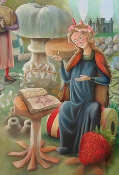 Fraises Stéphane Fauchille Art contemporain peinture couleur paysage