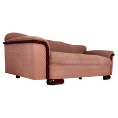 Klassisches Art-déco-Sofa, Dresden, 1930er Jahre, restauriertes Holz, einzigartiges Design