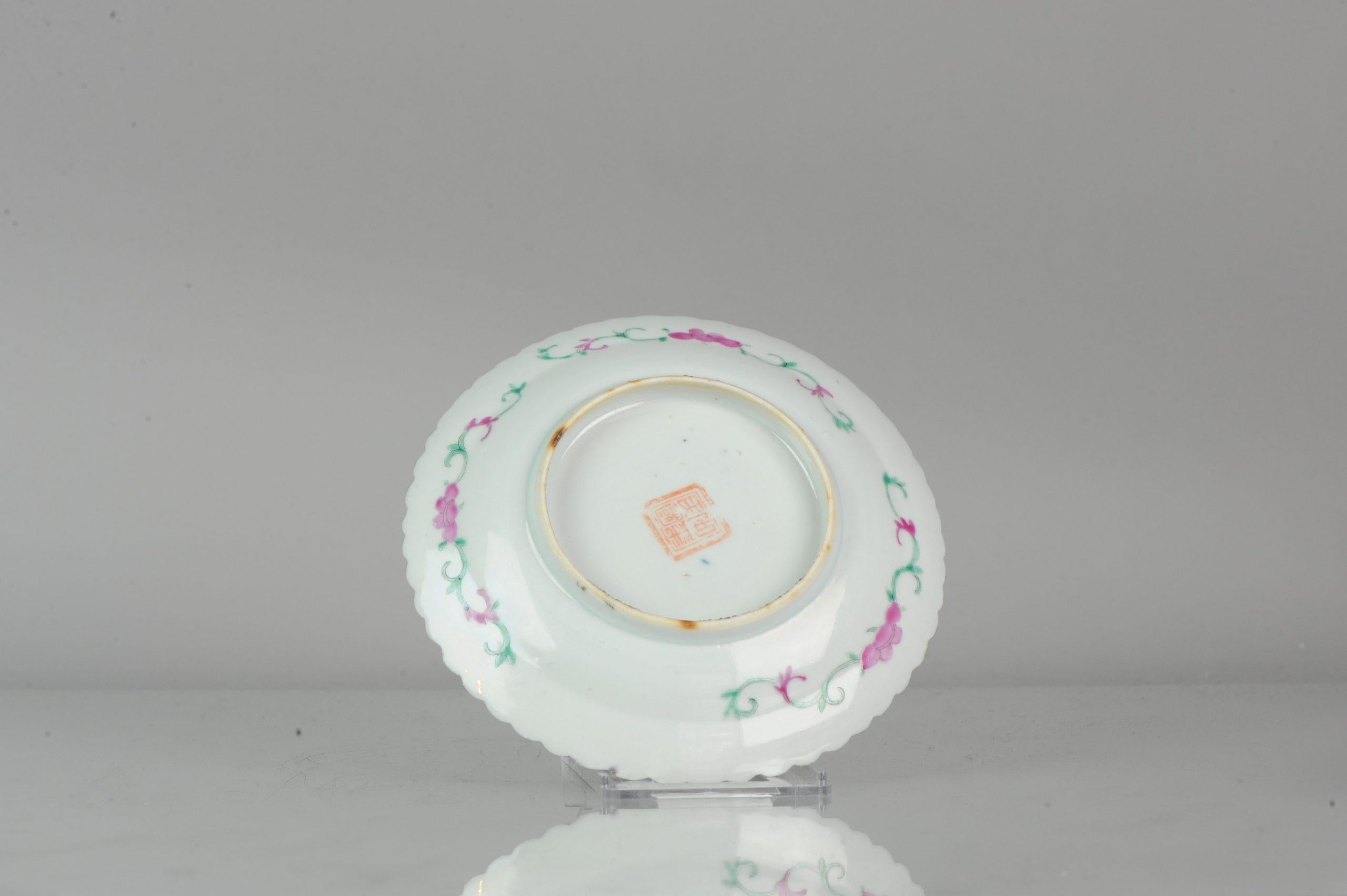 Straits Porcelain Chinese Bowl China SE Asian Market Peranakan Marked 6