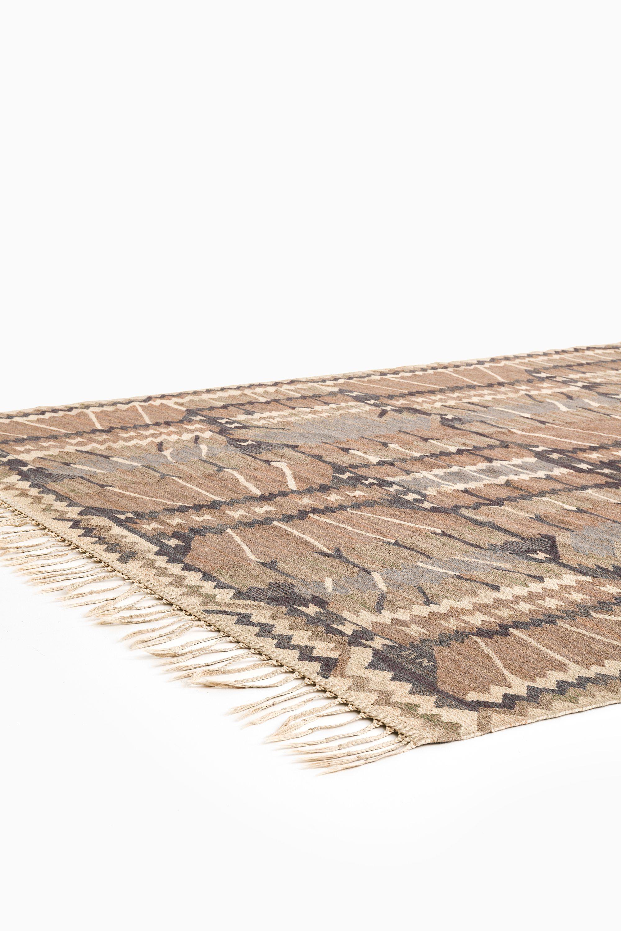 Swedish ‘Strålblomman Grå’ Carpet by Barbro Nilsson, 1952 For Sale