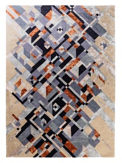 Tappeto Stråler Copper Gray di Studio A