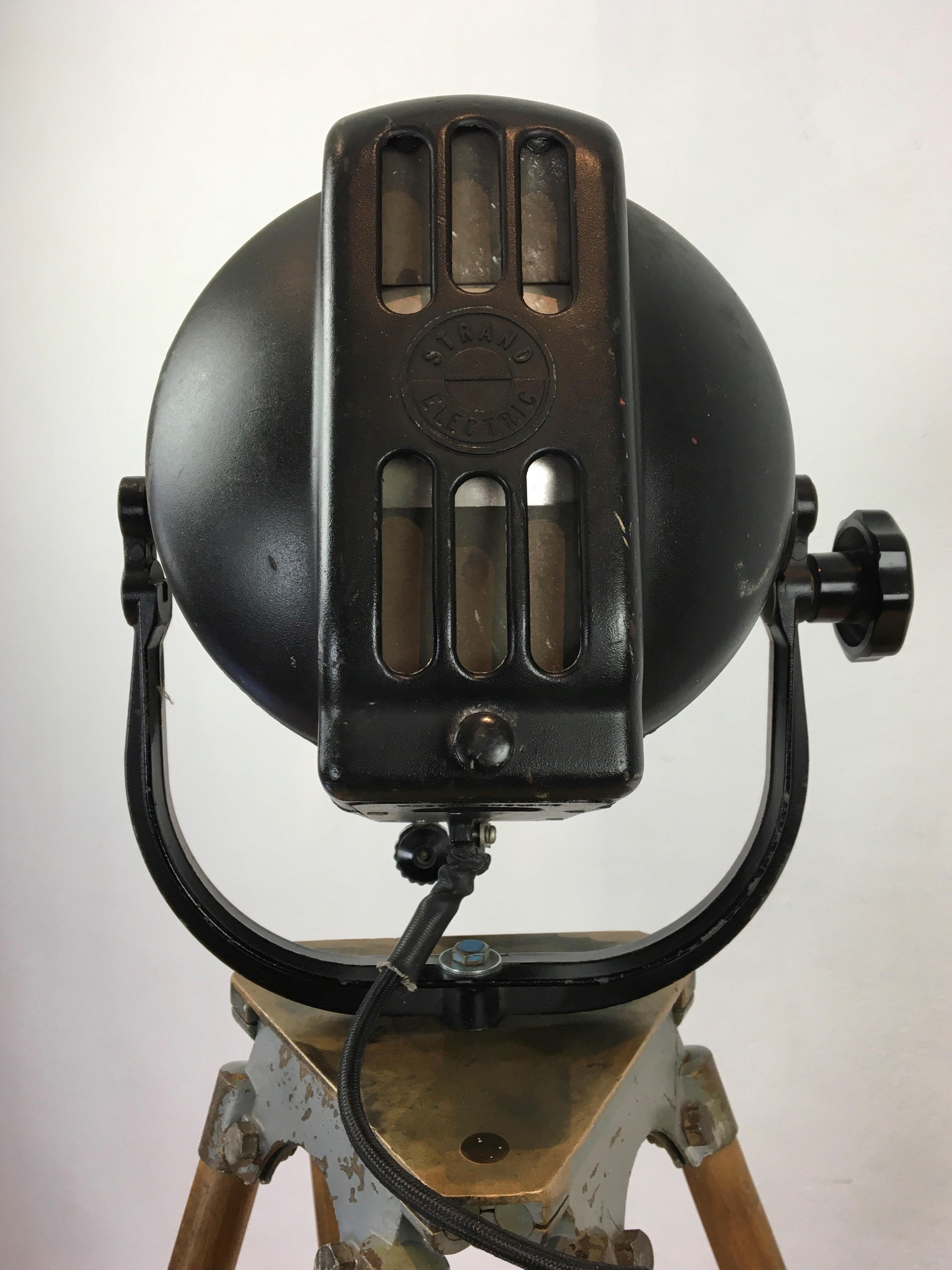Strand Electric Theatre Stage Light on Tripod, England 2