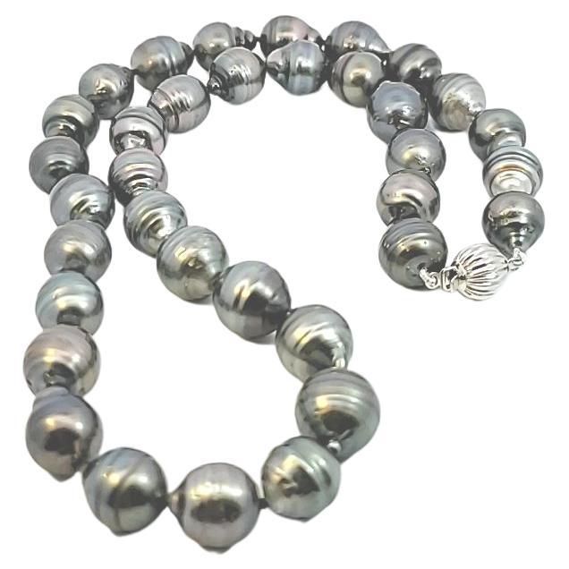 Strand Natural Color Tahitian Pearls For Sale