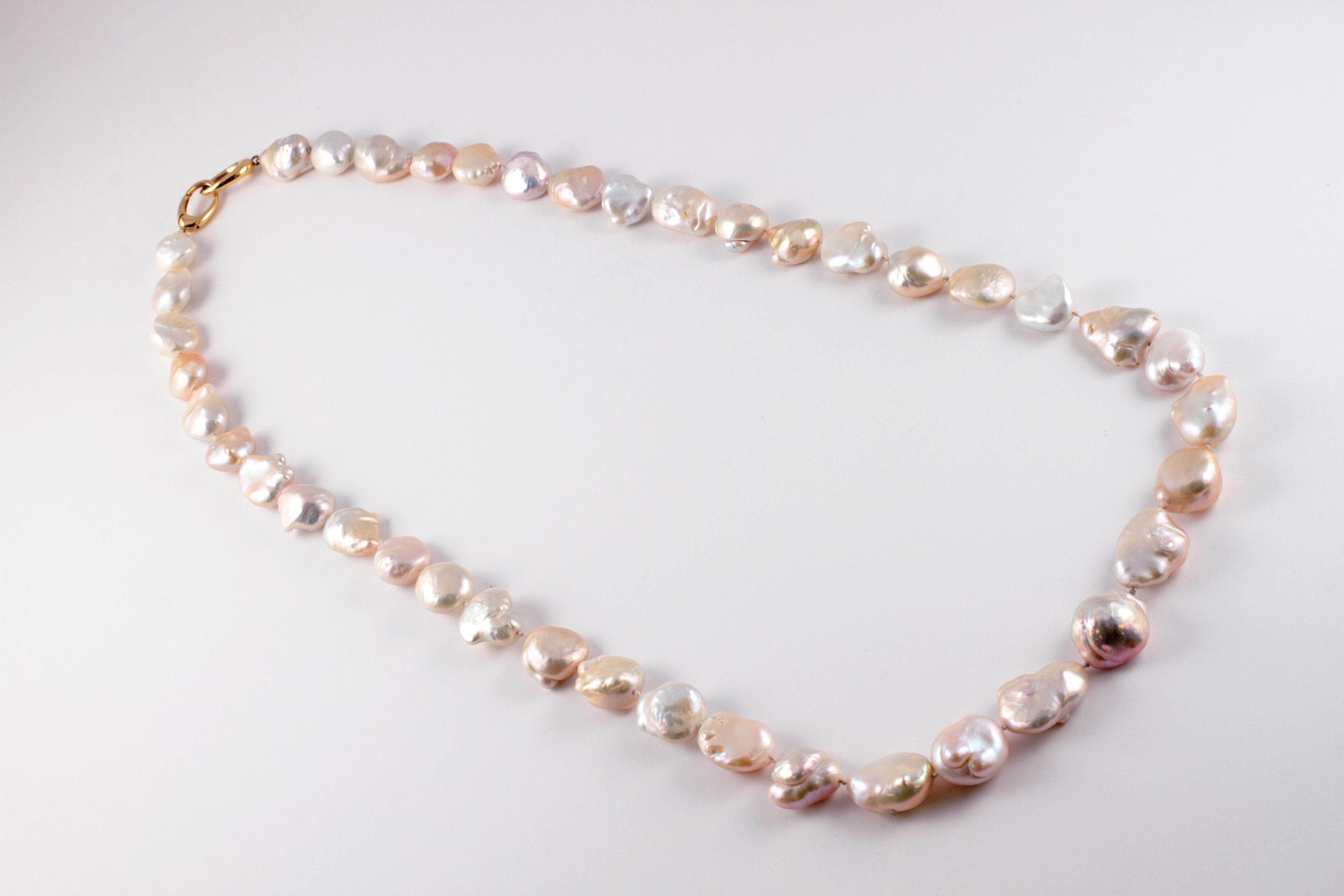 Uncut Strand of Baroque Fresh Water Pearls by Assael For Sale