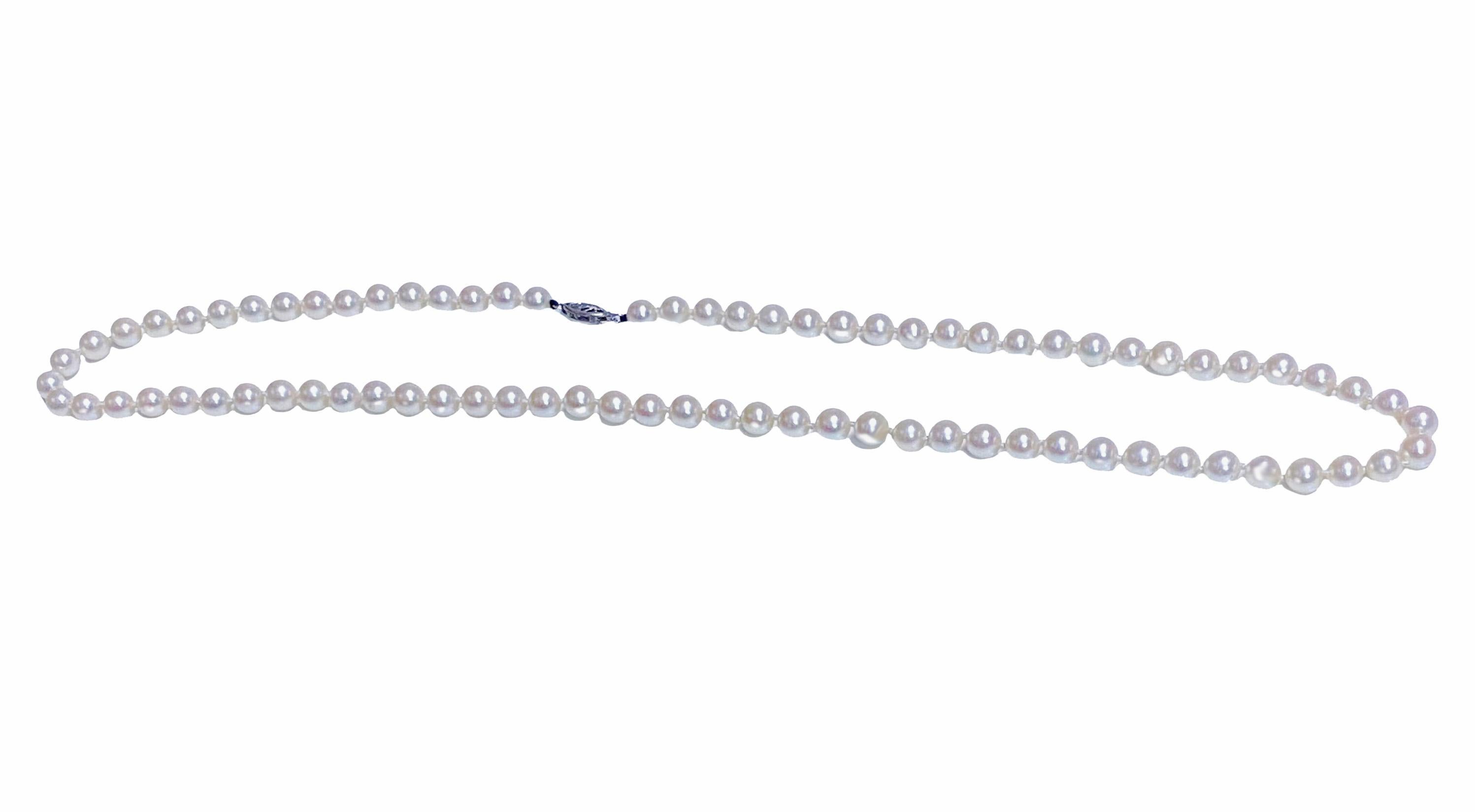 22 inch pearl necklace