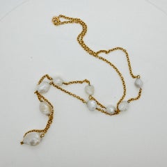 Strand of Nine Natural Saltwater Pearls — GIA Certified Untreated