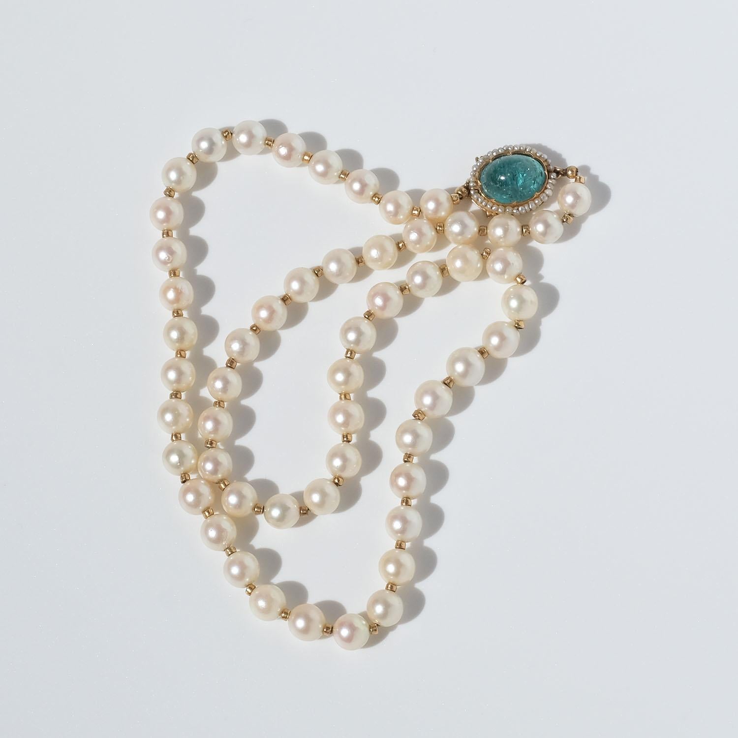 Perlenkette von Atelier Ajour, Schweden, einstrangig, hergestellt 1963 3
