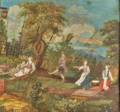 Strange and Particular Painting End, 17th Century, "in the Flowered Basket"