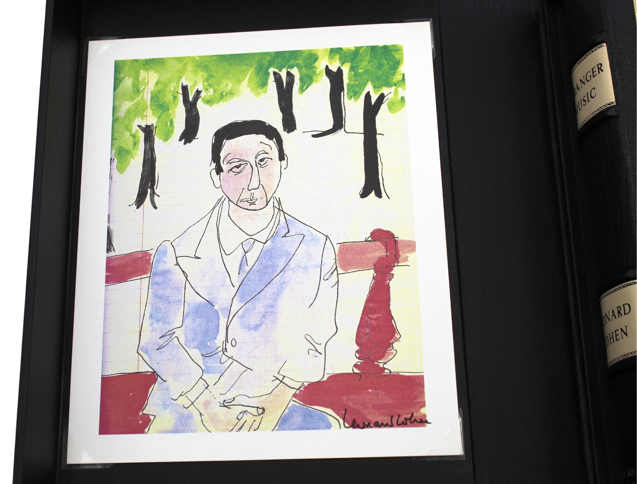 Music Stranger de Leonard Cohen, première édition, 1993, imprimé « Paris Again » signé en vente 8