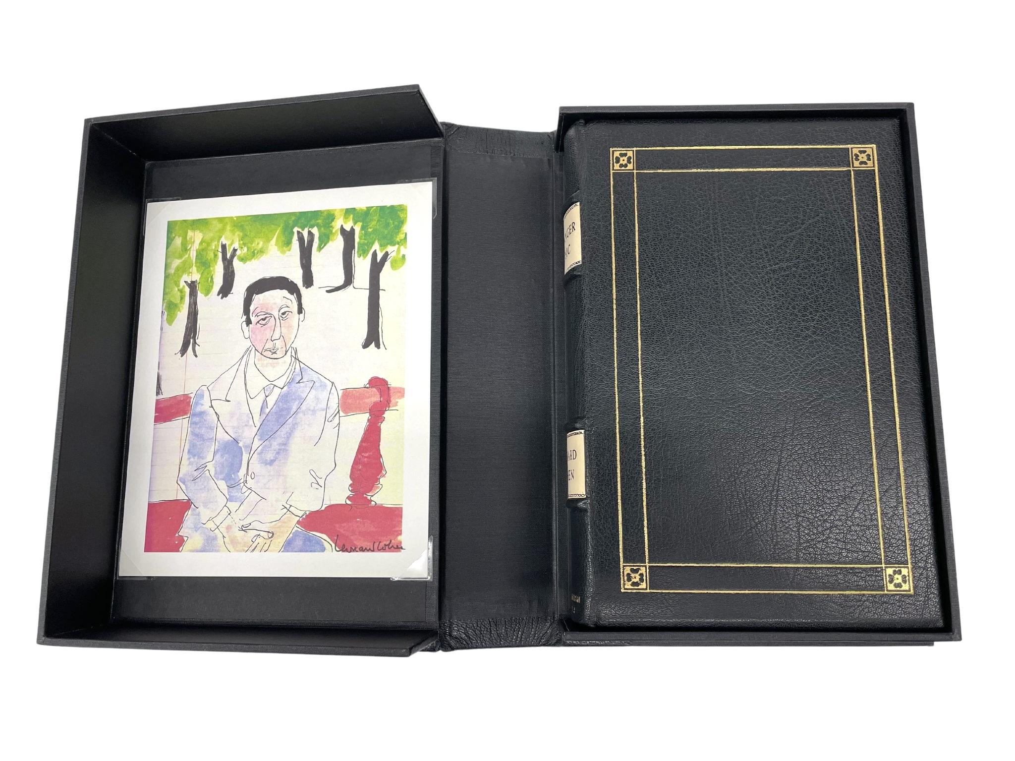 Moderne Music Stranger de Leonard Cohen, première édition, 1993, imprimé « Paris Again » signé en vente
