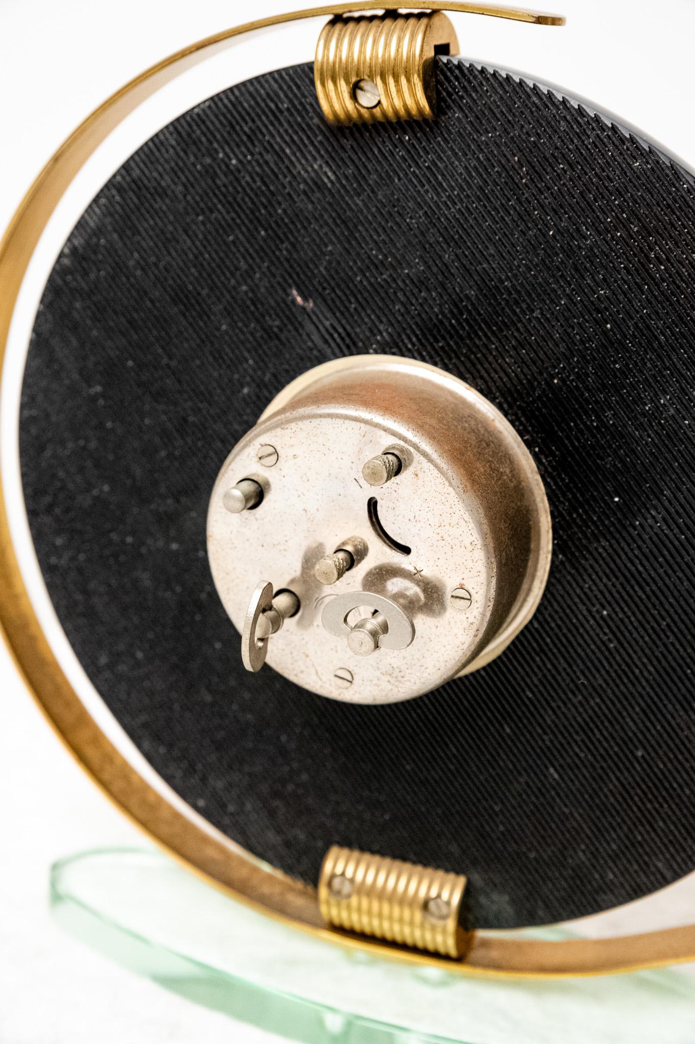 Ottone Straordinario Orologio da tavolo ADREZ - Watch, Art Decò in vendita