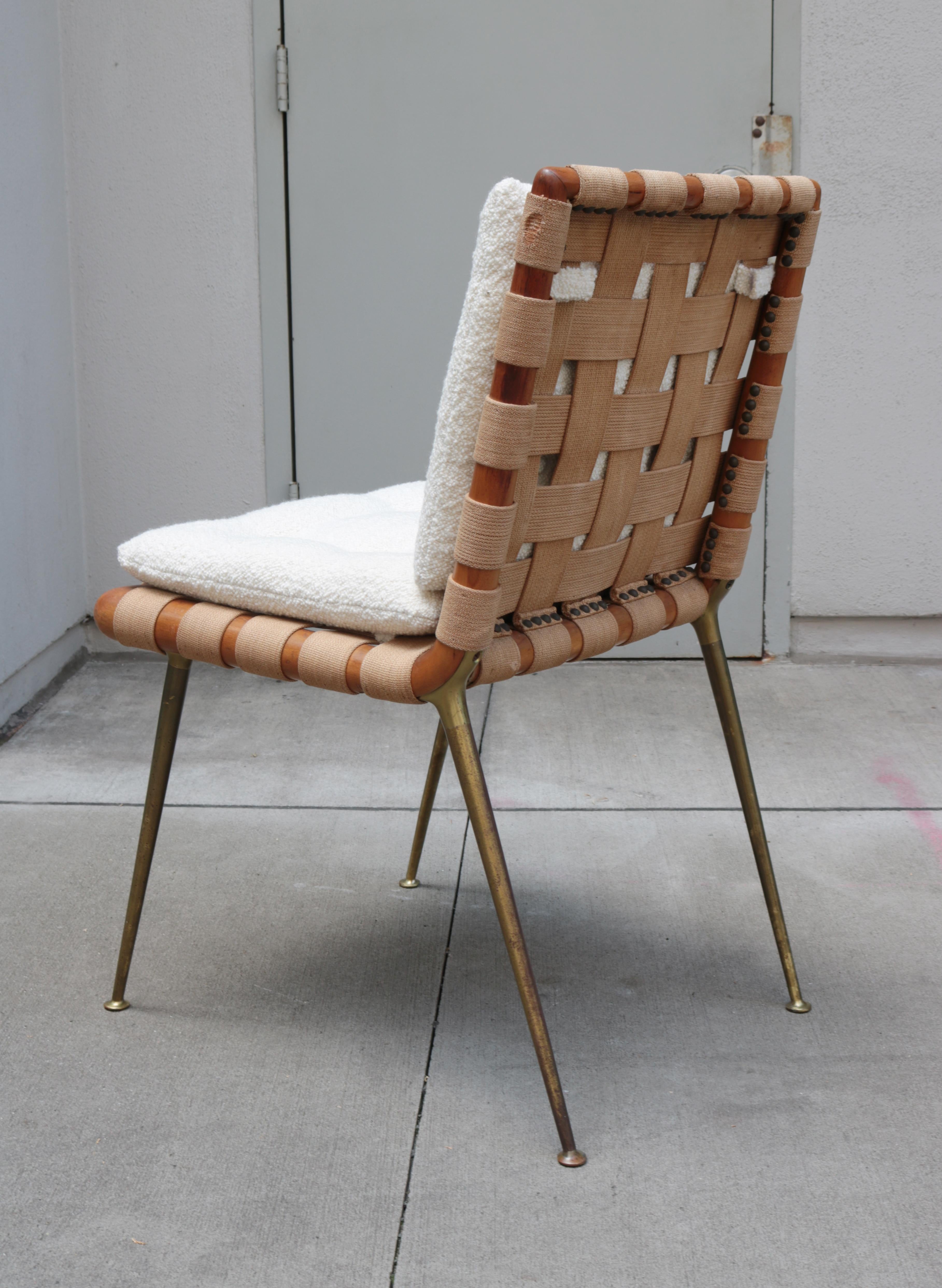 Strap Chair by T.H. Robsjohn-Gibbings for Widdicomb In Good Condition In New York, NY