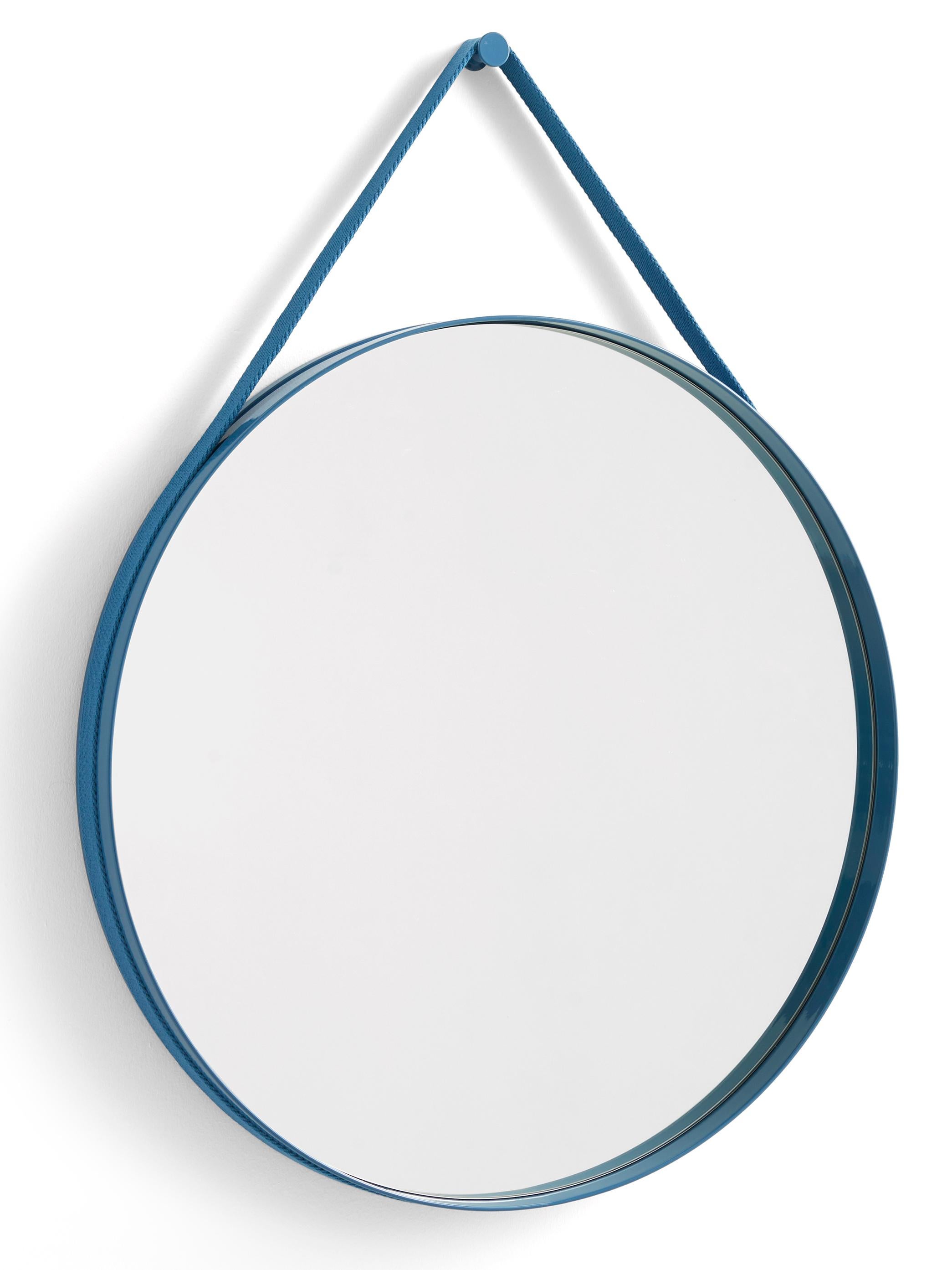 Acciaio Specchio da cinturino n. 2, D70 in acciaio verniciato a polvere blu di Hay in vendita