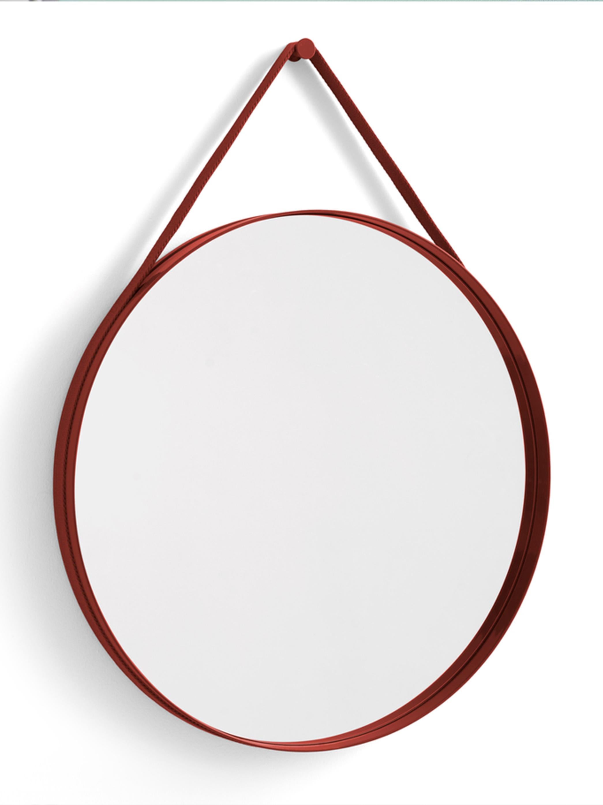 Miroir à sangle n°2, D70 en acier revêtu de poudre rouge de Hay Neuf - En vente à Dubai, AE