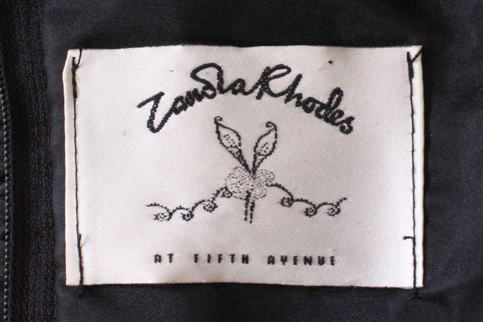 Women's Strapless Zandra Rhodes Party Dress 1980s For Sale