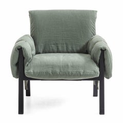 Poltrona "Strapped" con struttura in fibra e frassino verniciato di Moroso per Diesel