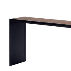 Straps Retro Walnut Console Table