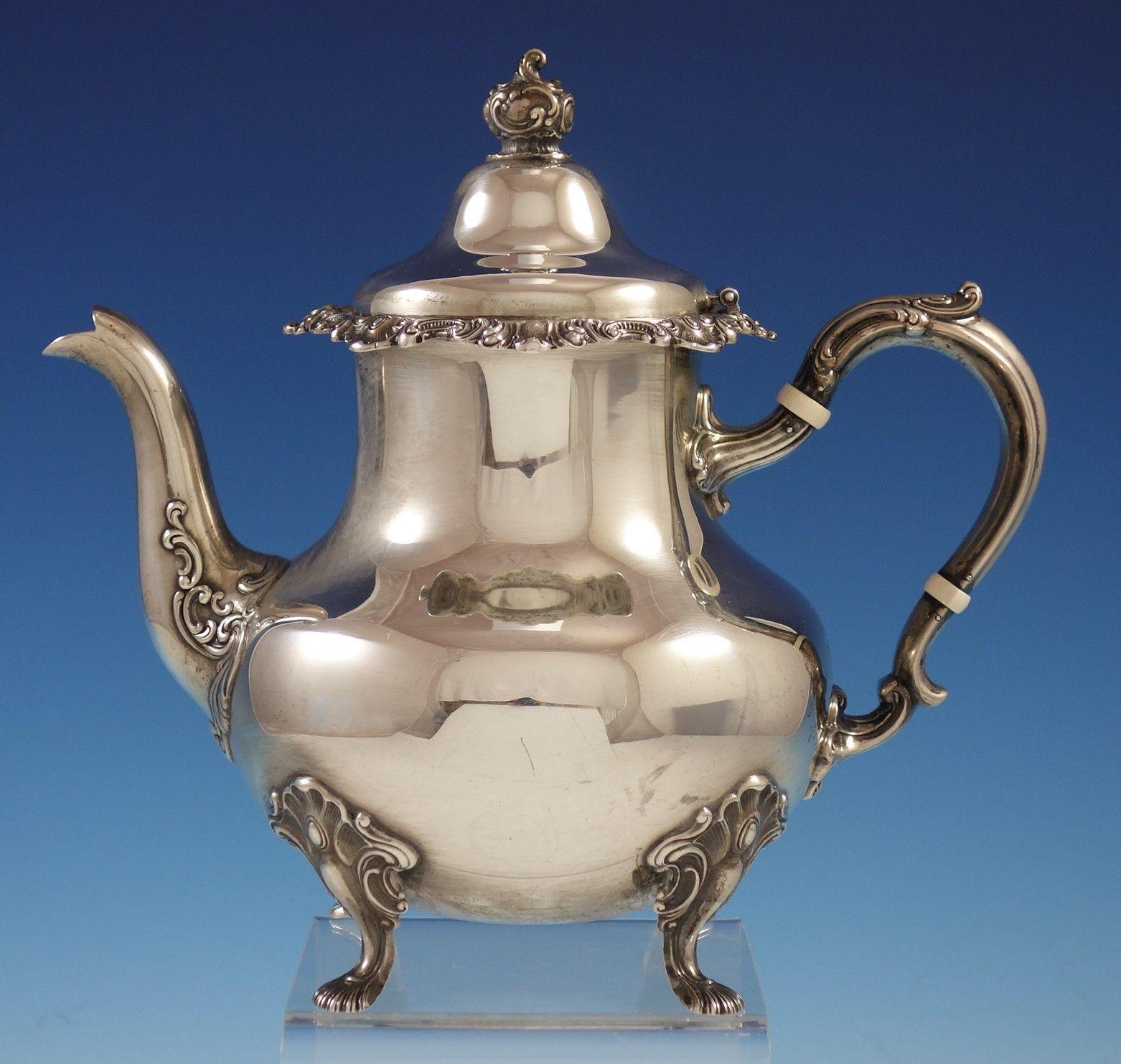 gorham strasbourg sterling silver tea set