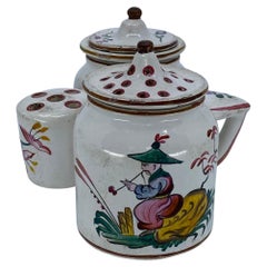 Strasbourg Faience Chinoiserie Inkwell