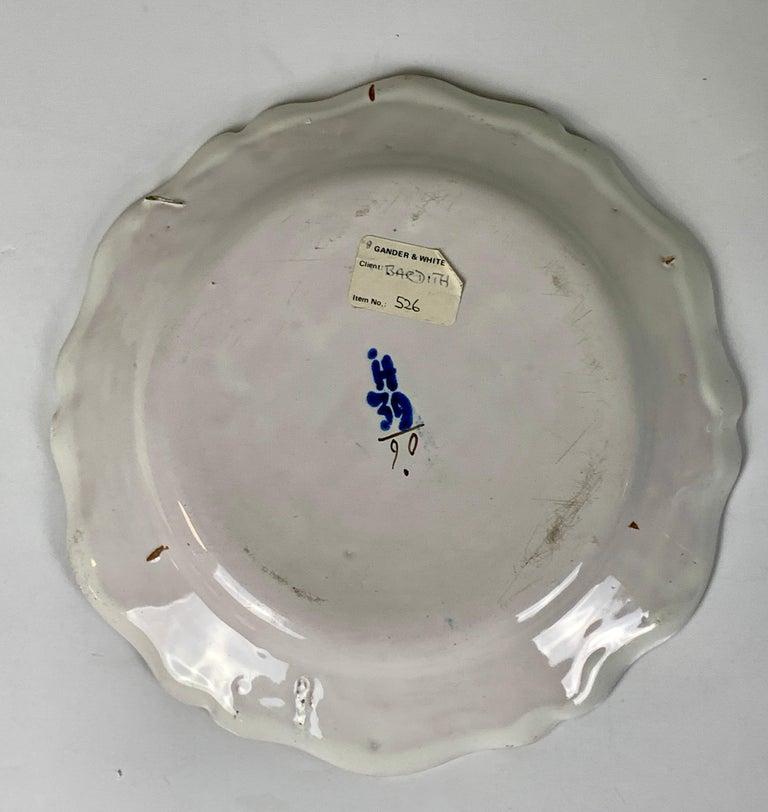 Strasbourg Faience Dish Made by Paul Hannong, circa 1755 In Excellent Condition In Katonah, NY