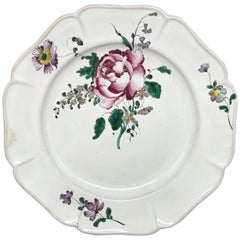 Strasbourg Faience Floral Plate