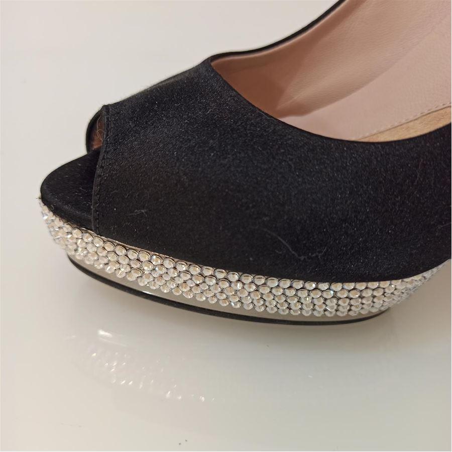 Women's Le Silla Strass open toe size 38 1/2 For Sale
