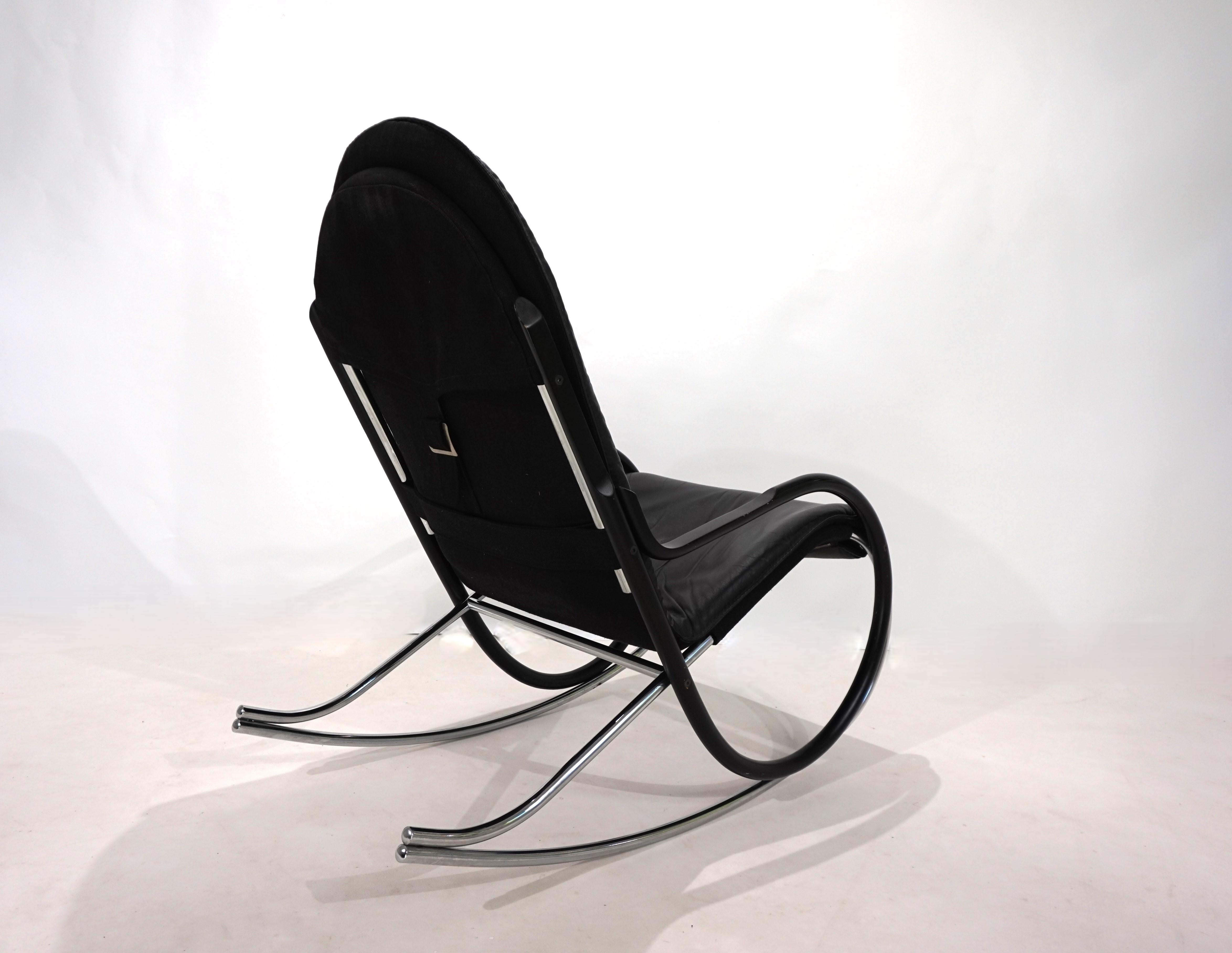 Late 20th Century Strässle Nonna rocking chair by Paul Tuttle, 1972 For Sale