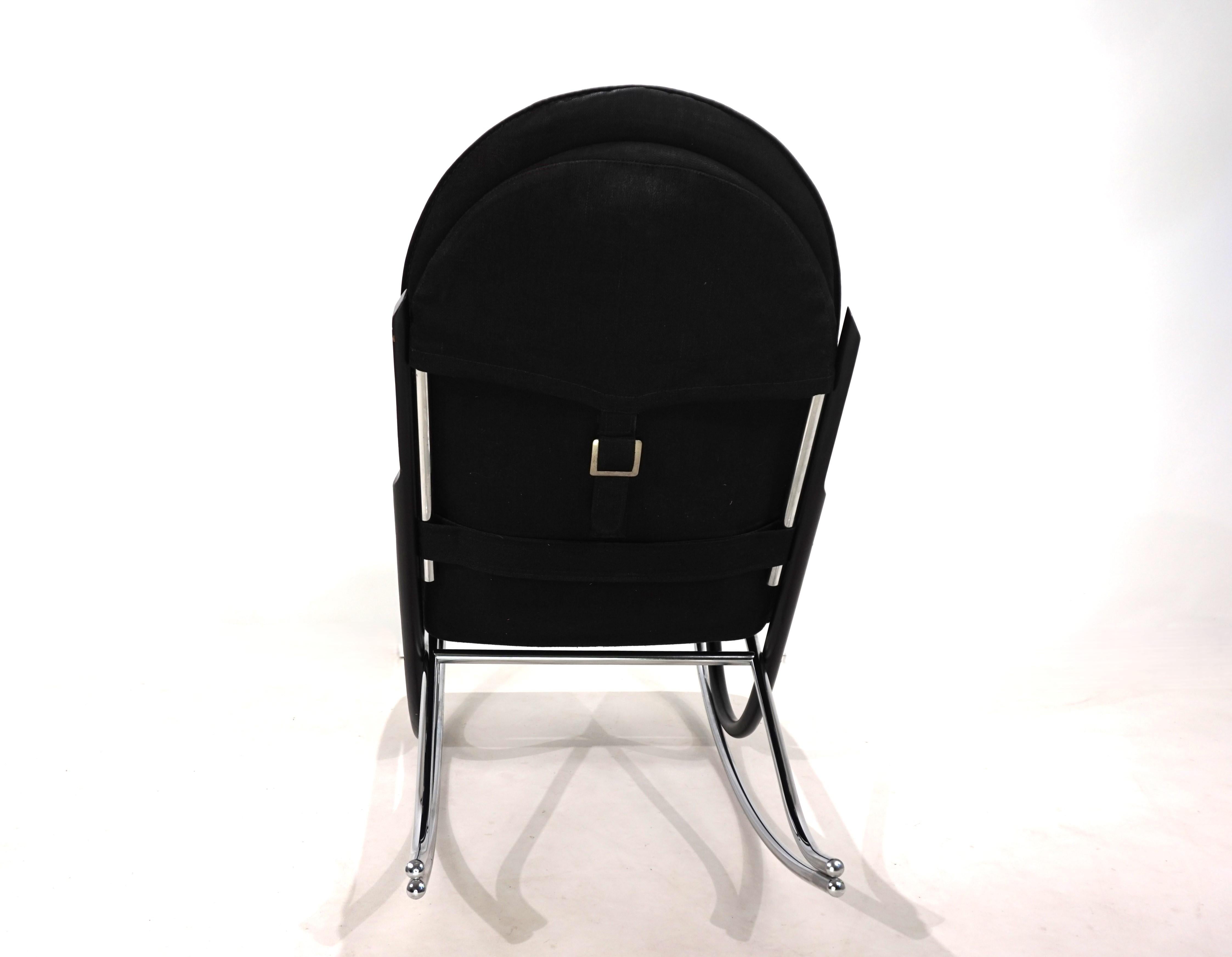 Strässle Nonna rocking chair by Paul Tuttle, 1972 For Sale 2