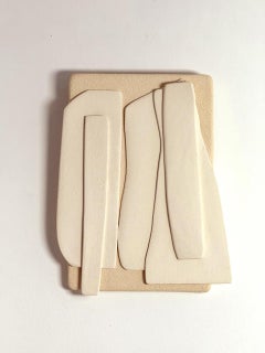 Strata by Kalou Dubus, Ceramic Mural Sculptural, Hand-Crafted