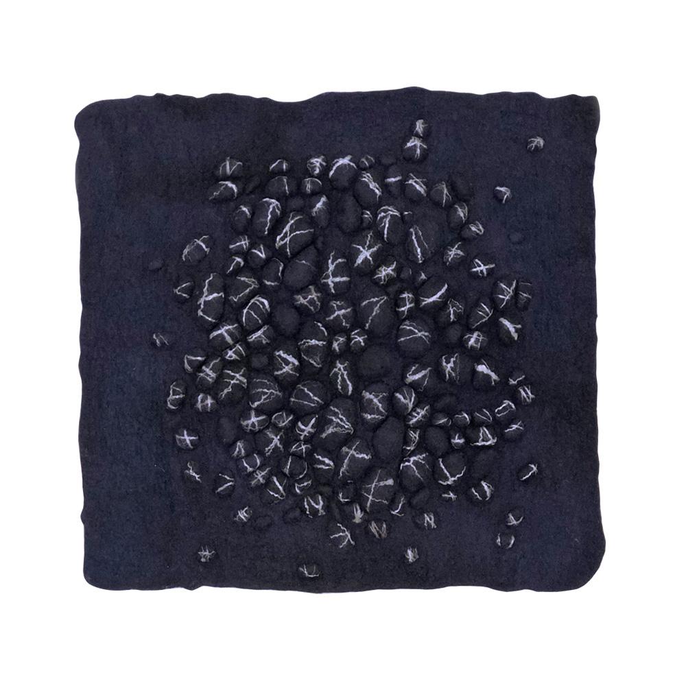 Turkish STRATA / Contemporary three-dimensional felt wall art & tapestry For Sale