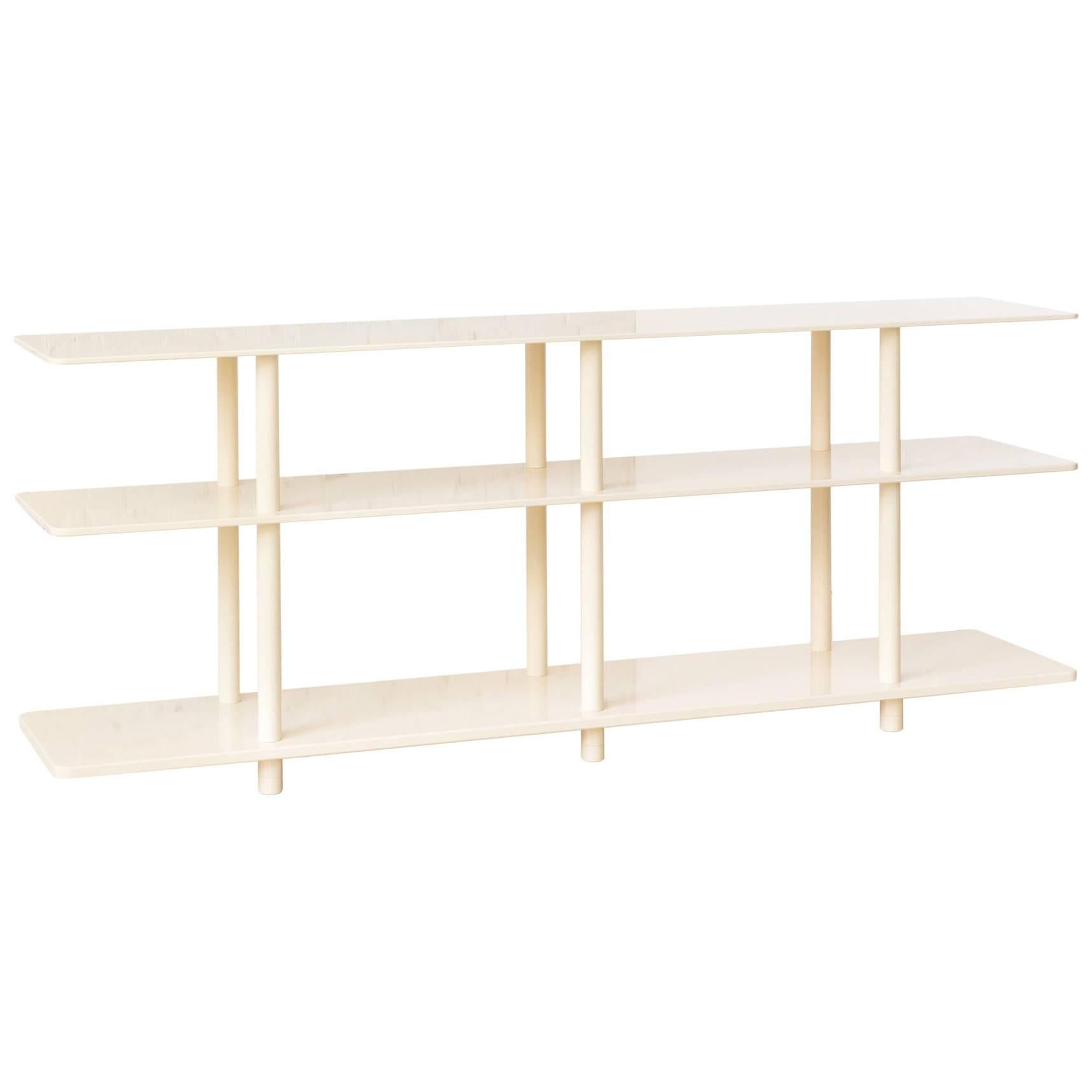 Strata Low Shelf in Powder Coated Aluminum by Fort Standard