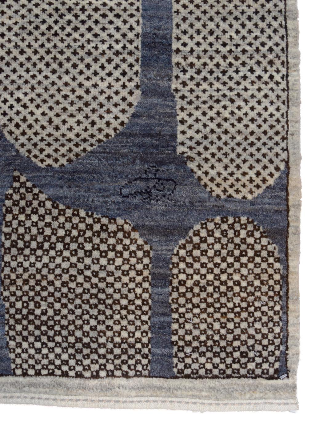 Orley Shabahang Zeitgenössischer Perserteppich aus Wolle, 3' x 5' (Moderne) im Angebot