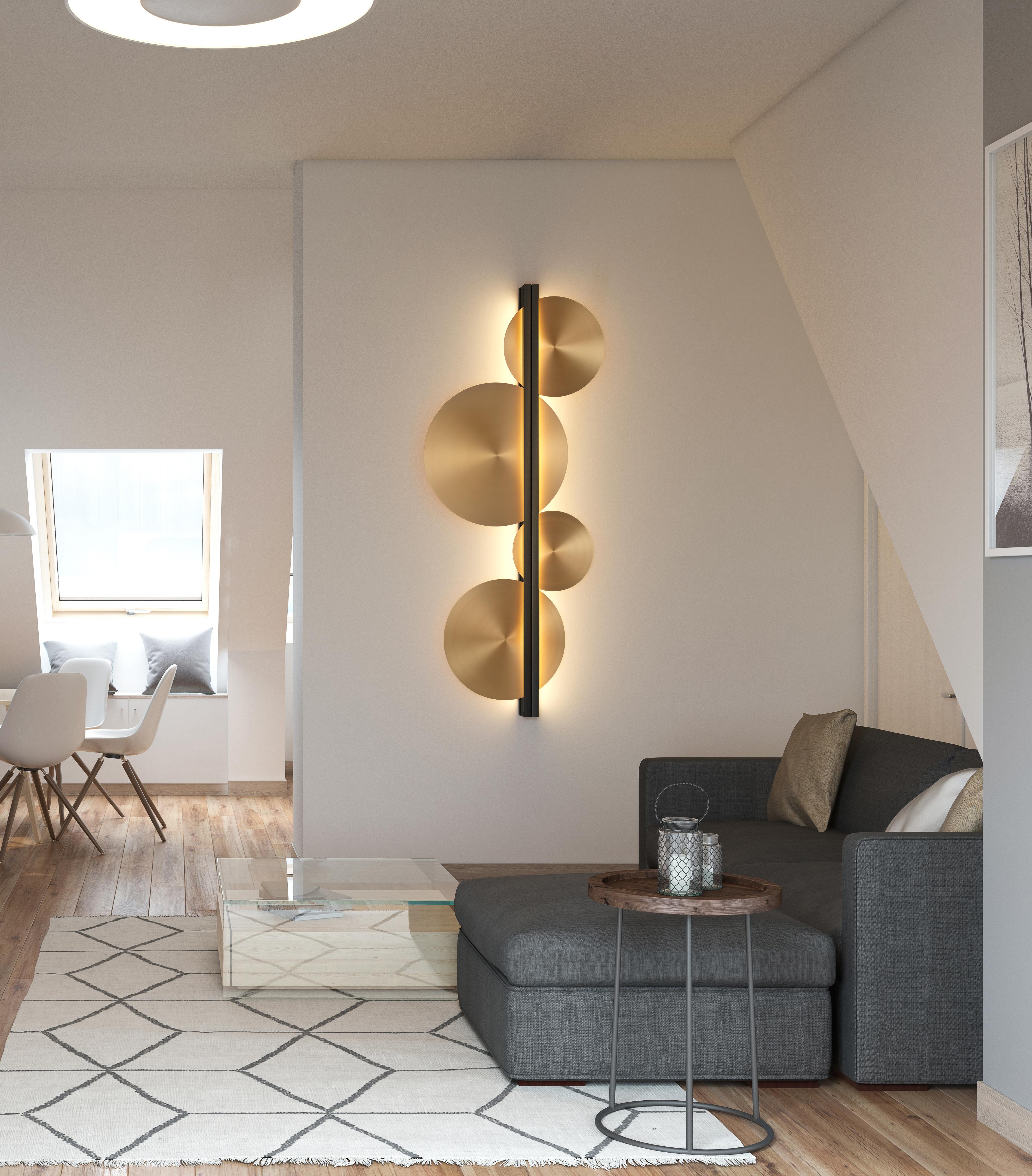 Contemporary Strate Moon Wall Light by Emilie Cathelineau