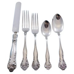 Vintage Stratford by International Sterling Silver Flatware Set 12 Service 64 pcs Dinner