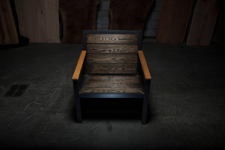 Stratford Modern Lounge Chair by Ambrozia, Aged Ashwood and Hand