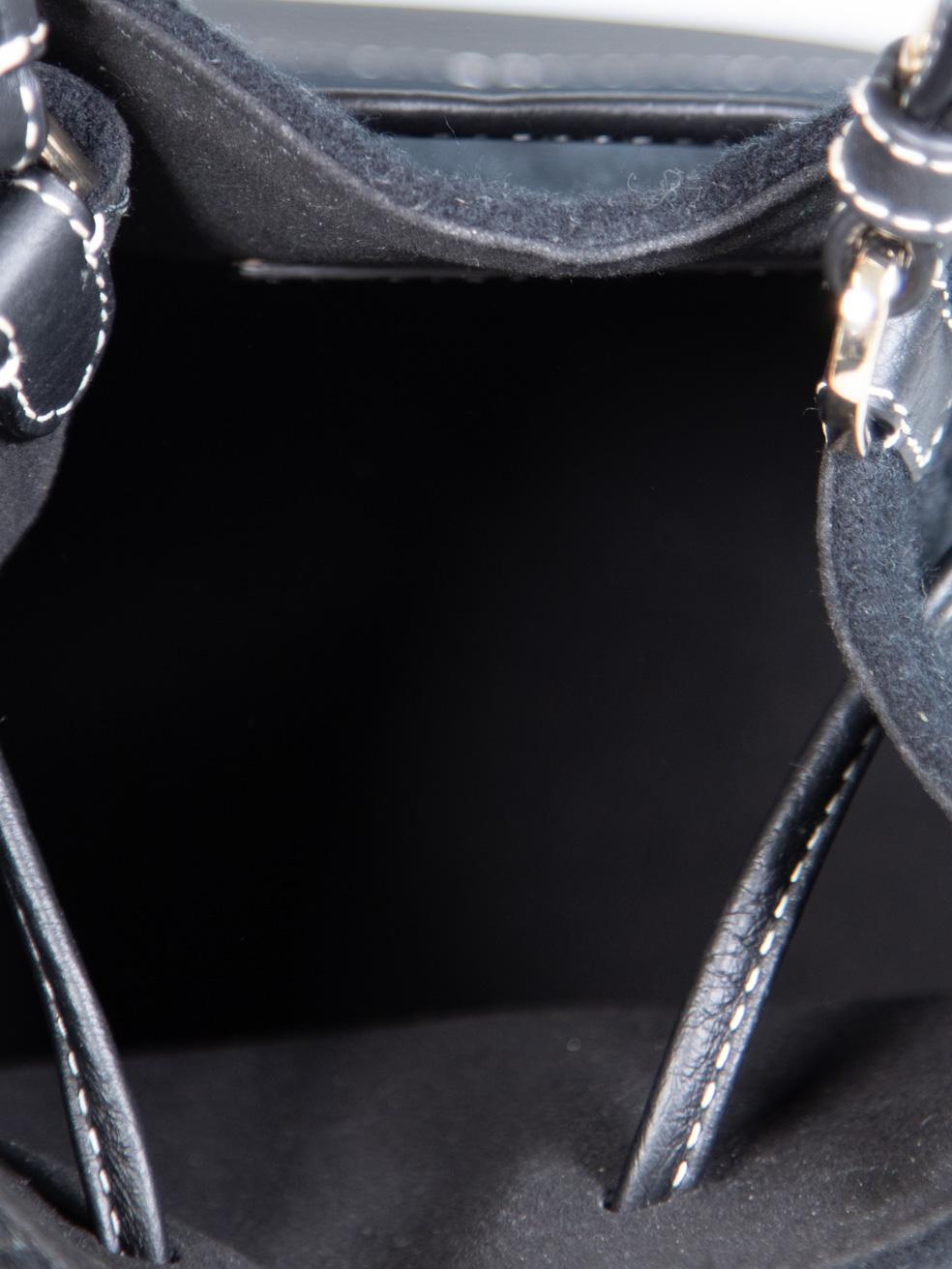 Strathberry Black Lana Osette Bucket Bag 2